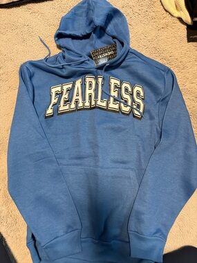 Fearless Blue Graphic Hoodie